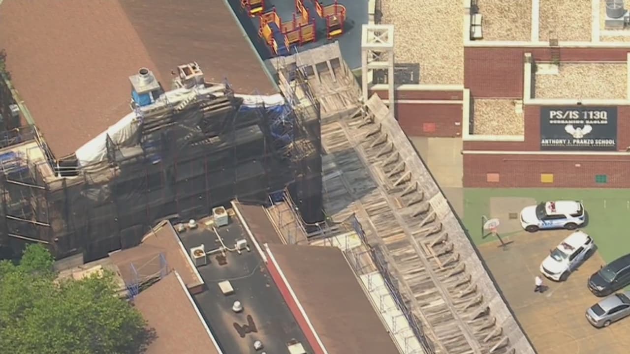 Hallan presuntos restos humanos en la chimenea de una escuela en Queens
