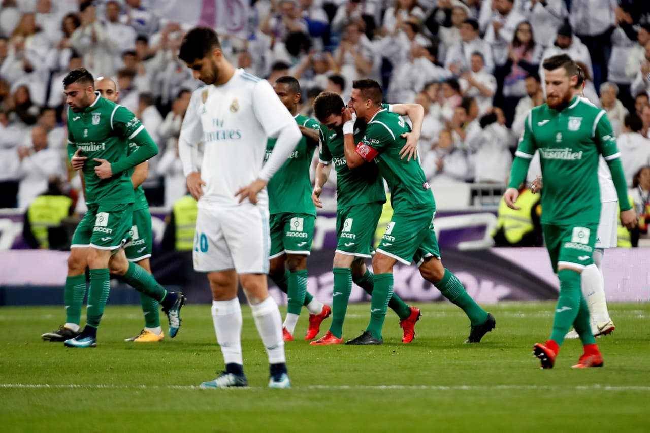 Se ahonda la crisis del Real Madrid, que ahora perdió 1-2 contra Leganés de local en el juego de vuelta de los cuartos de final de Copa del Rey.