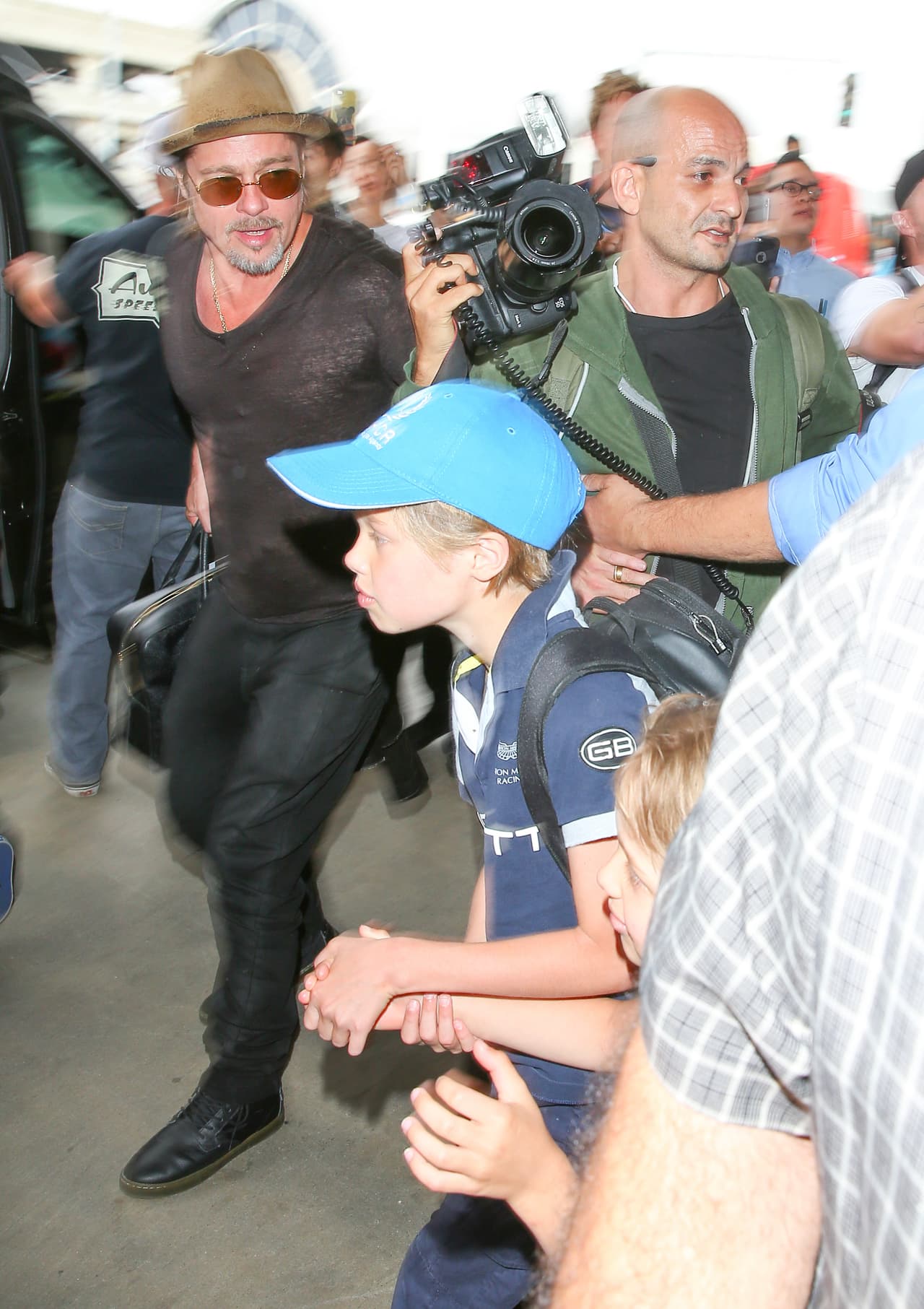 Llegó un momento en el que la hermosa Shiloh también tuvo que correr.