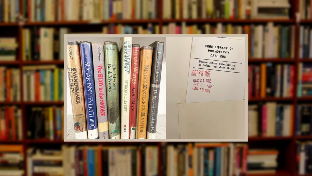 Devuelve los libros a la biblioteca 30 años después de haberlos retirado