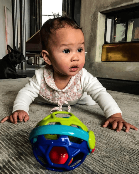 Luna está próxima a cumplir un año de edad y ya es toda una celebridad en las redes sociales de sus famosos padres, John Legend y Chrissy Teigen.