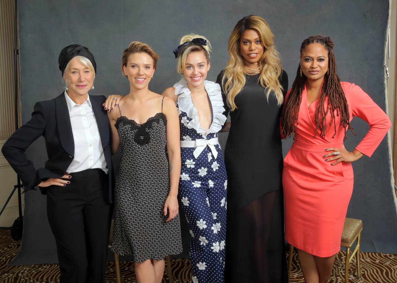 Entre ellas, estuvieron Helen Mirren, Scarlett Johansson, Miley Cyrus, Laverne Cox y Ava DuVernay.