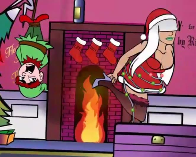 Esta caricatura es una ocurrencia de Rihanna.