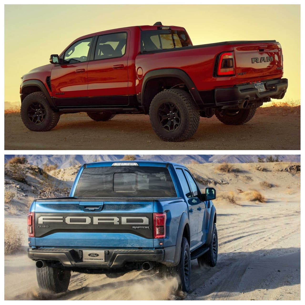 <h3 class="cms-H3-H3"><b>Transmisión</b></h3>
<br>
<br>Ambas pickups ofrecen transmisiones automáticas como única opción. La TRX monta una automática de 8 velocidades, mientras que la Raptor lleva una de 10 velocidades.