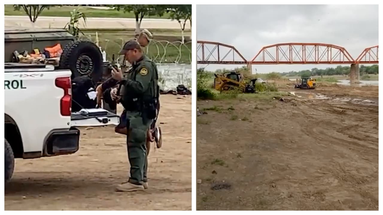 Con cerca de alambre de púas EEUU cierra varios kilómetros de la orilla del río Bravo