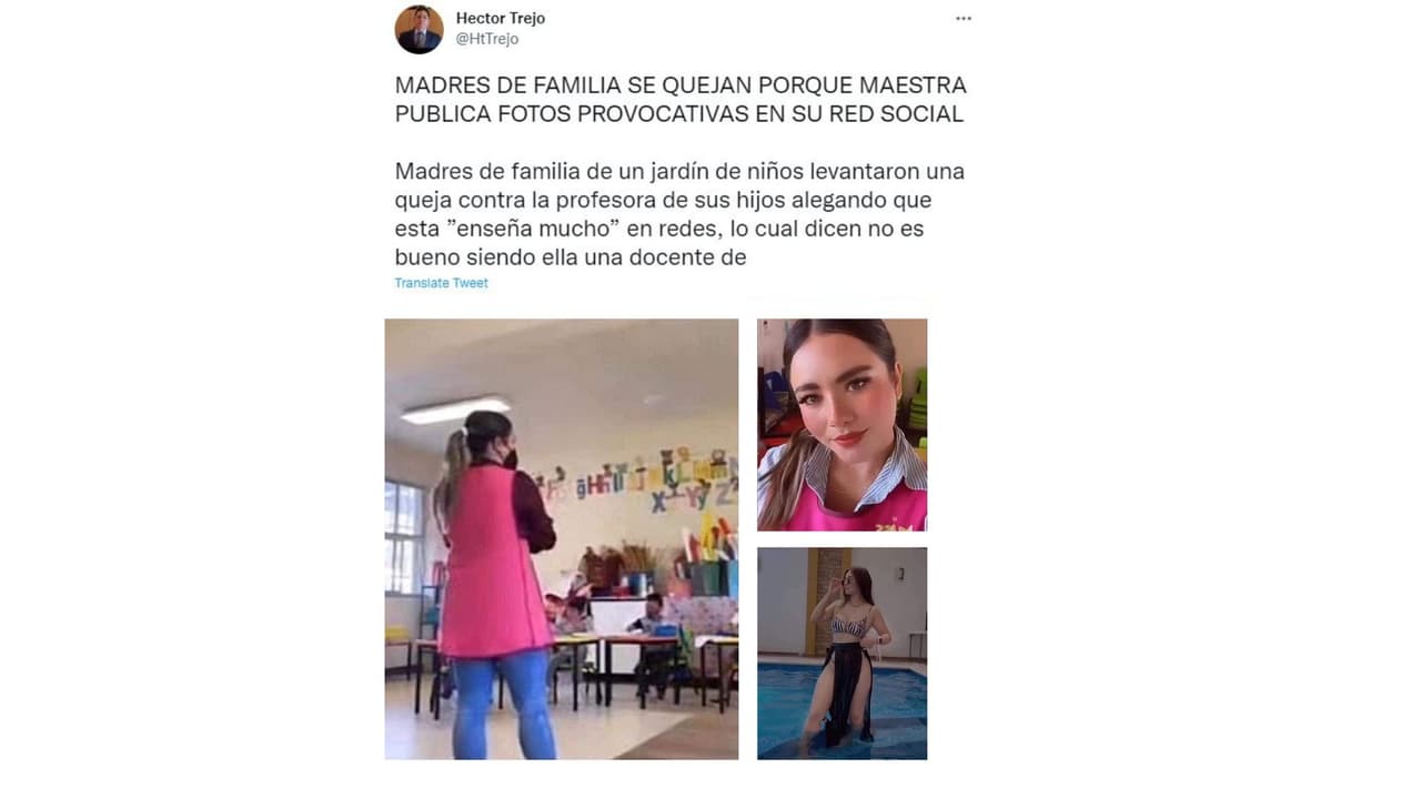 Maestra de Kínder es criticada por su foto en bikini