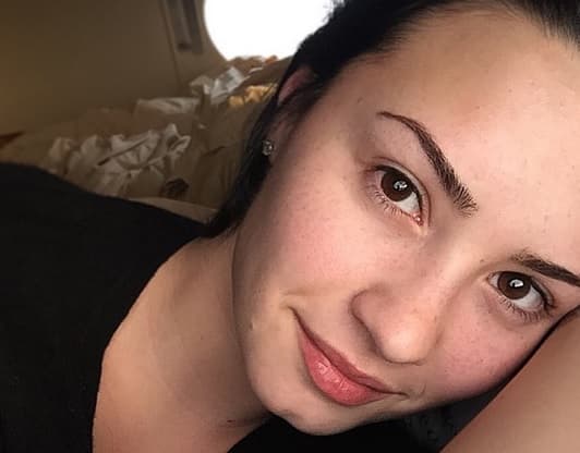 Demi Lovato fue de las primeras famosas en mostrarse sin pena en las redes sociales.