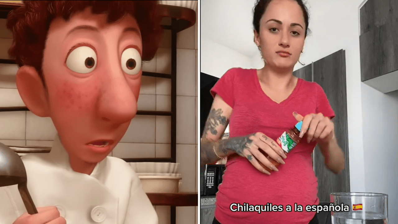 Extranjeros que intentaron preparar comida mexicana y la arruinaron: "Chilaquiles a la española"