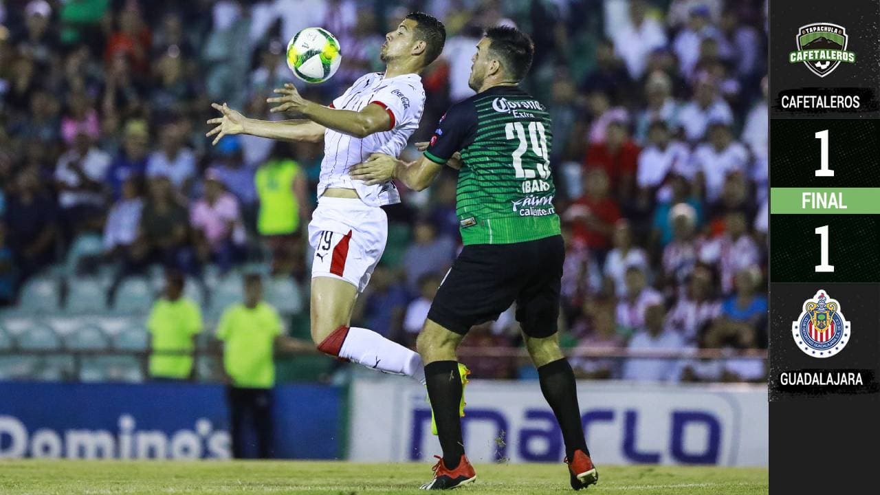 Chivas empató con Cafetaleros y dejó ir un mejor acomodo