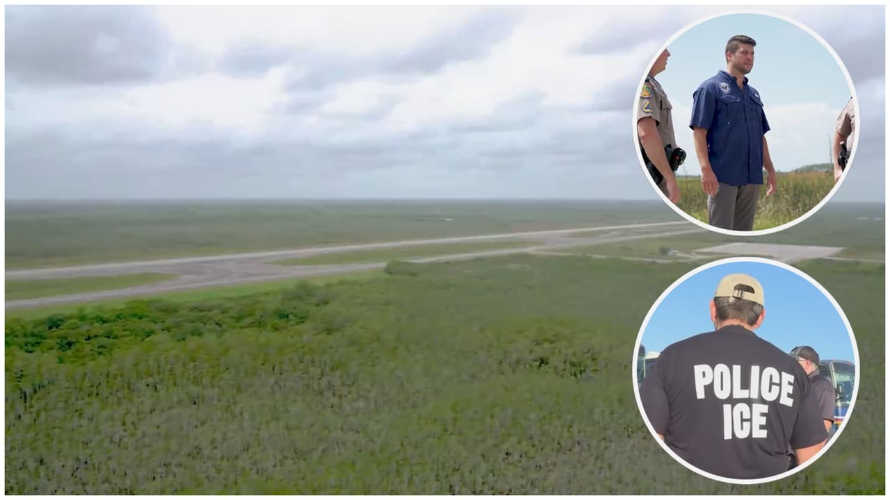 Polémica por anuncio de construcción de cárcel de migrantes en los Everglades de Florida