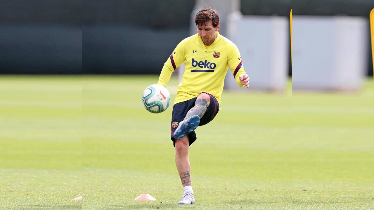 A una semana del reinicio de LaLiga, Messi no se entrenó con Barcelona

