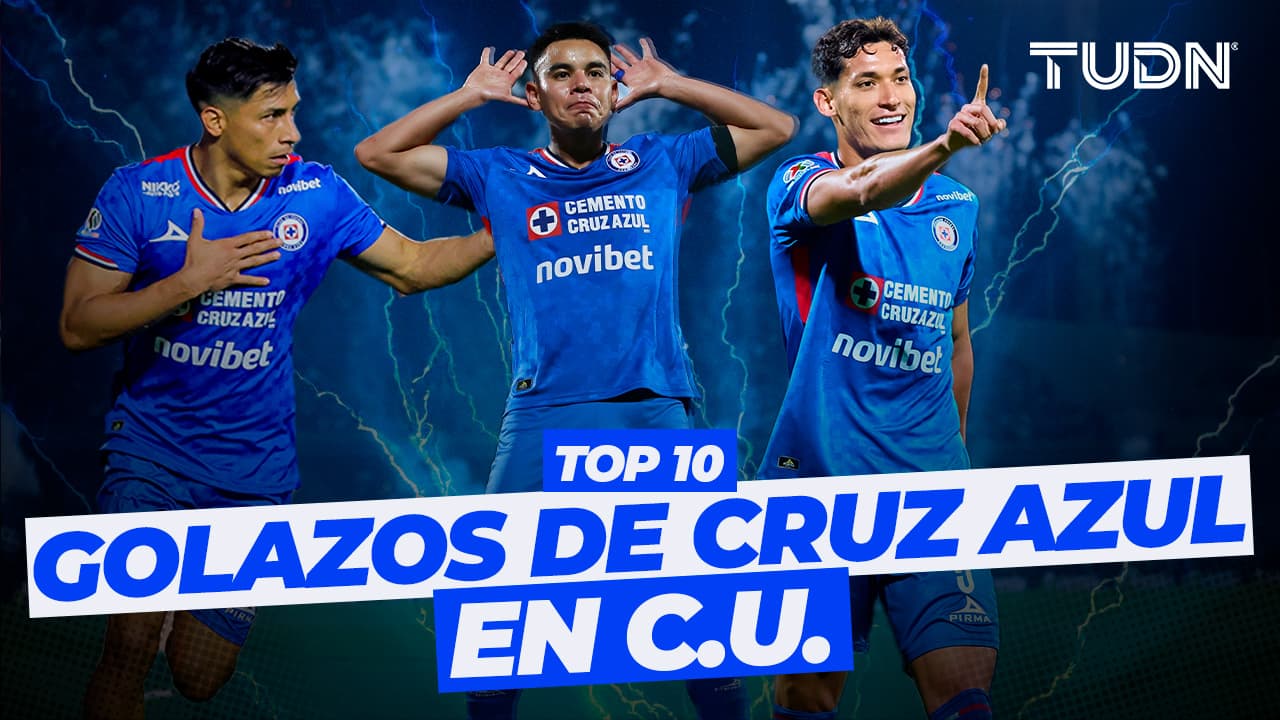 Top 10 de los mejores goles de Cruz Azul en el Estadio Olímpico Universitario