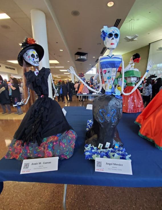 Las sesiones para la creación de las catrinas se llevo a cabo después de la escuela dos veces por semana.