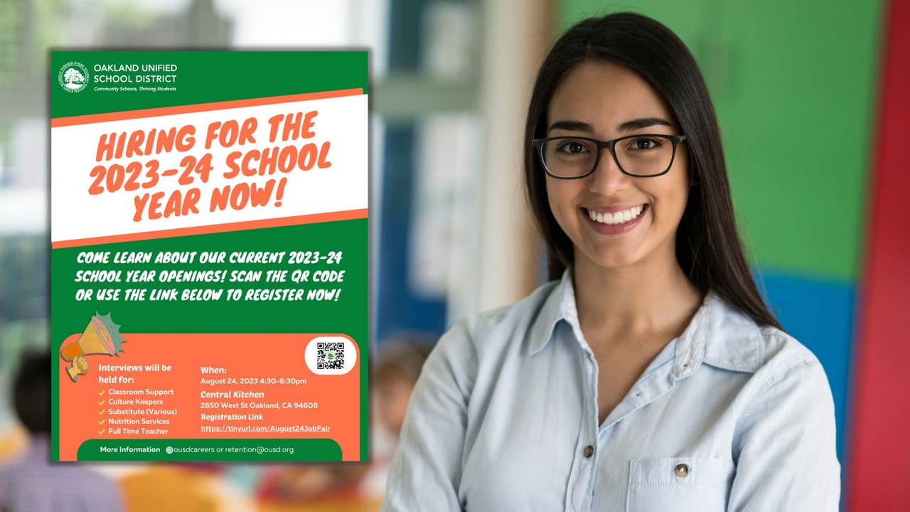 ¿Buscas trabajo en Oakland?: feria de reclutamiento de OUSD para miembros de la comunidad