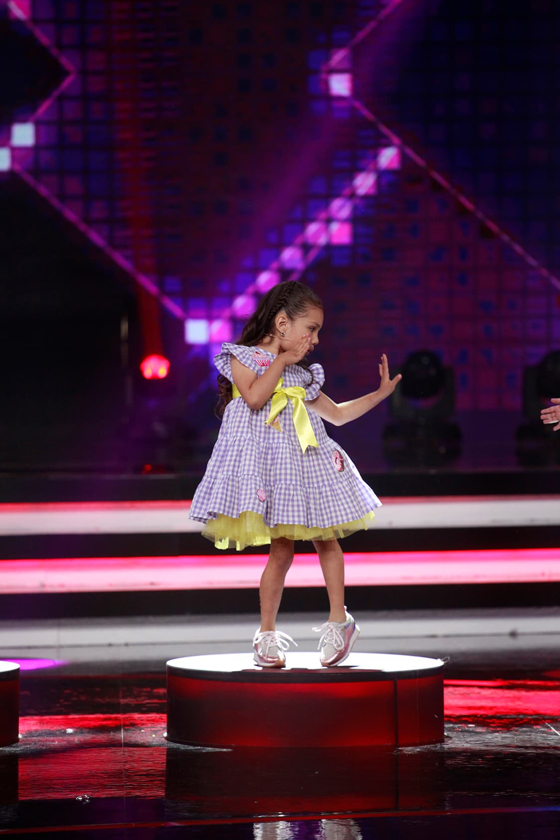 Sarilú no dejaría que nadie le ganara esta competencia.