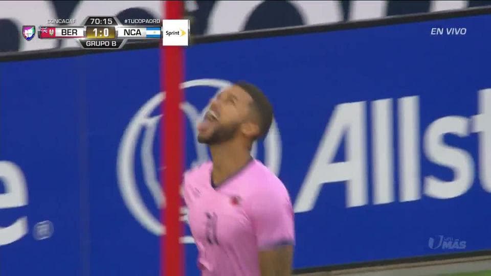 ¡GOOOL! Nahki Wells anota para Bermuda