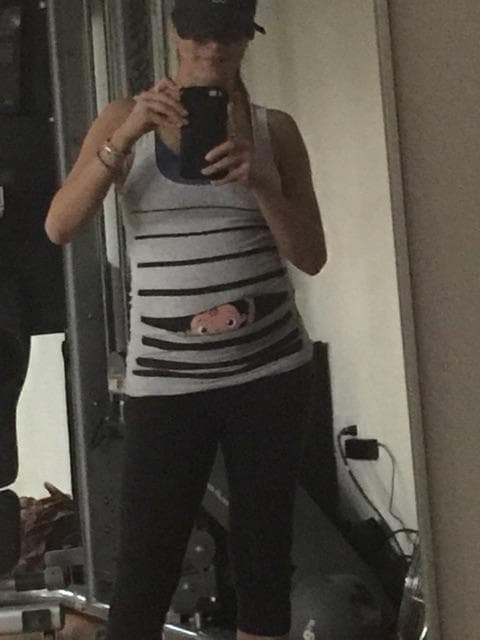 Muy orgullosa, ha presumido el proceso de estos meses como mamá primeriza.