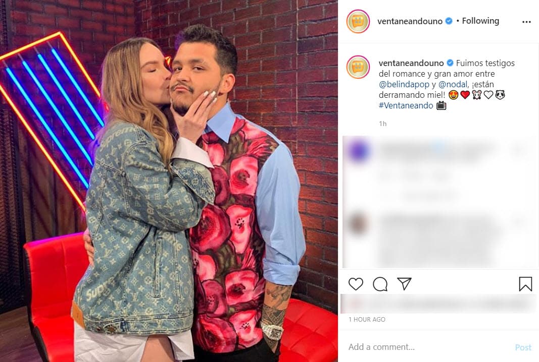 Y agregó: "Yo llevo muchos años en esto, amo la música, amo mi carrera, me he ganado un lugar en el corazón de la gente igual que él, que es un gran talento, que tiene mucho qué demostrar, nuestro talento y nuestras carreras hablan por sí solas,
<b><a href="https://www.univision.com/famosos/christian-nodal-le-manda-un-romantico-y-divertido-mensaje-a-su-bigotona-belinda-fotos">no tenemos la necesidad de hacer cosas que no sentimos</a></b>".
<br>