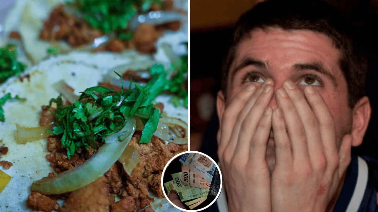 ¿60 dólares la orden? Pagó los tacos más caros sin darse cuenta y su reacción se hizo viral