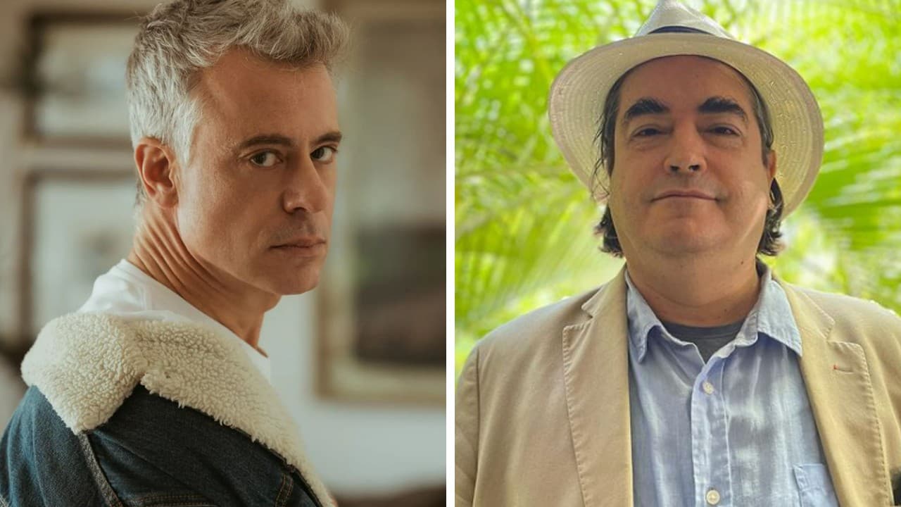 Diego Bertie y Jaime Bayly en fotos recientes.