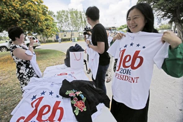 “Tomaremos las riendas de nuestro futuro en este país nuevamente", dijo Jeb Bush, el undécimo aspirante a la Casa Blanca por el partido republicano.