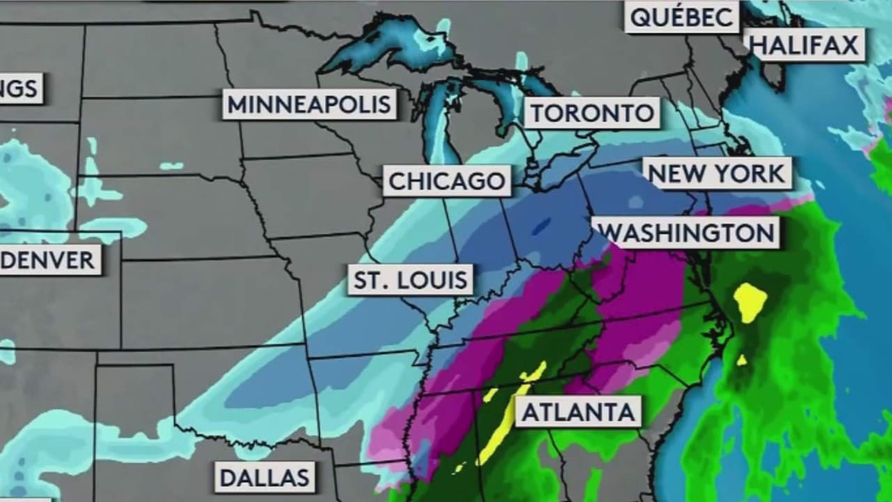 En vivo: así avanza la tormenta invernal en Estados Unidos