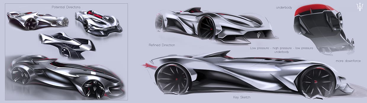 Maserati Hypercar concept inspirado en Lionel Messi