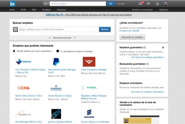 LinkedIn: Este es un gran sitio no solamente para relacionarte con colegas y presentar tu perfil laboral. Hay empresas que usan LinkedIn para reclutar a los mejores candidatos e incluso algunas solo permiten aplicar a gente que tenga su perfil en LinkedIn.