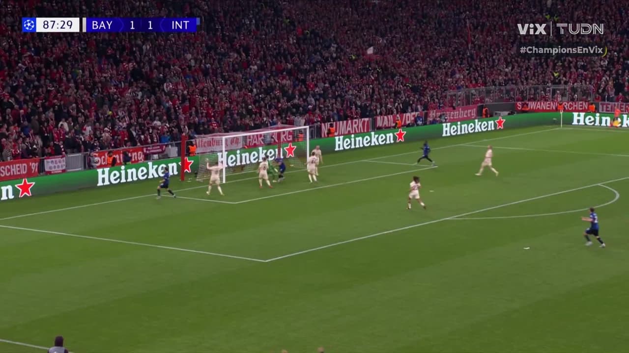 ¡Qué locura! Inter anota el 1-2 al contragolpe