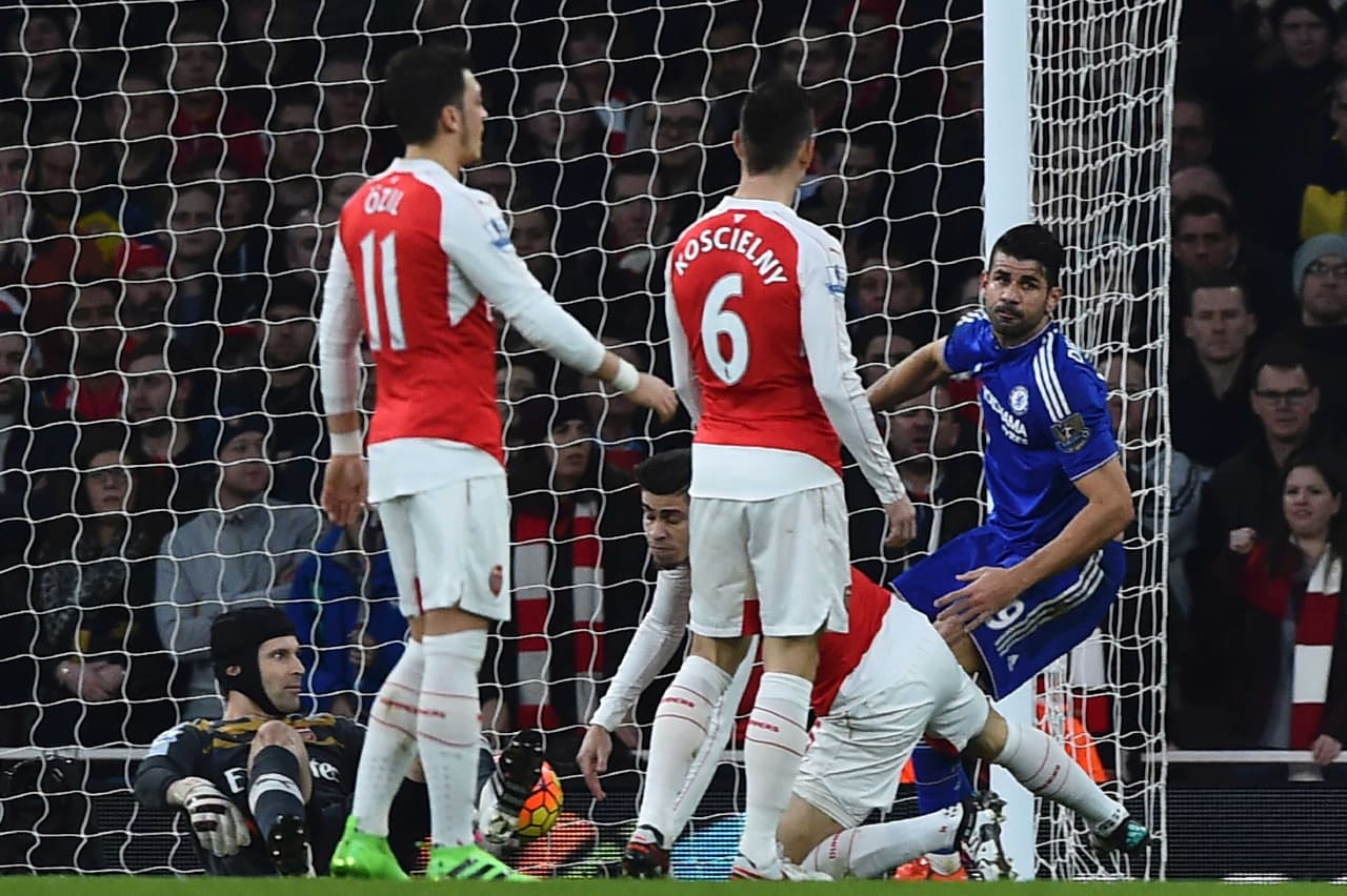 Arsenal 0-1 Chelsea: Diego Costa decide el 'derby' y aparta del liderato al Arsenal