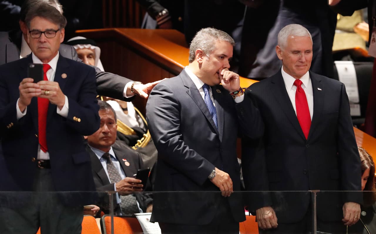 El vicepresidente estadounidense Mike Pence viajó a la toma de posesión, mientras Trump está en el G-20 en Argentina.