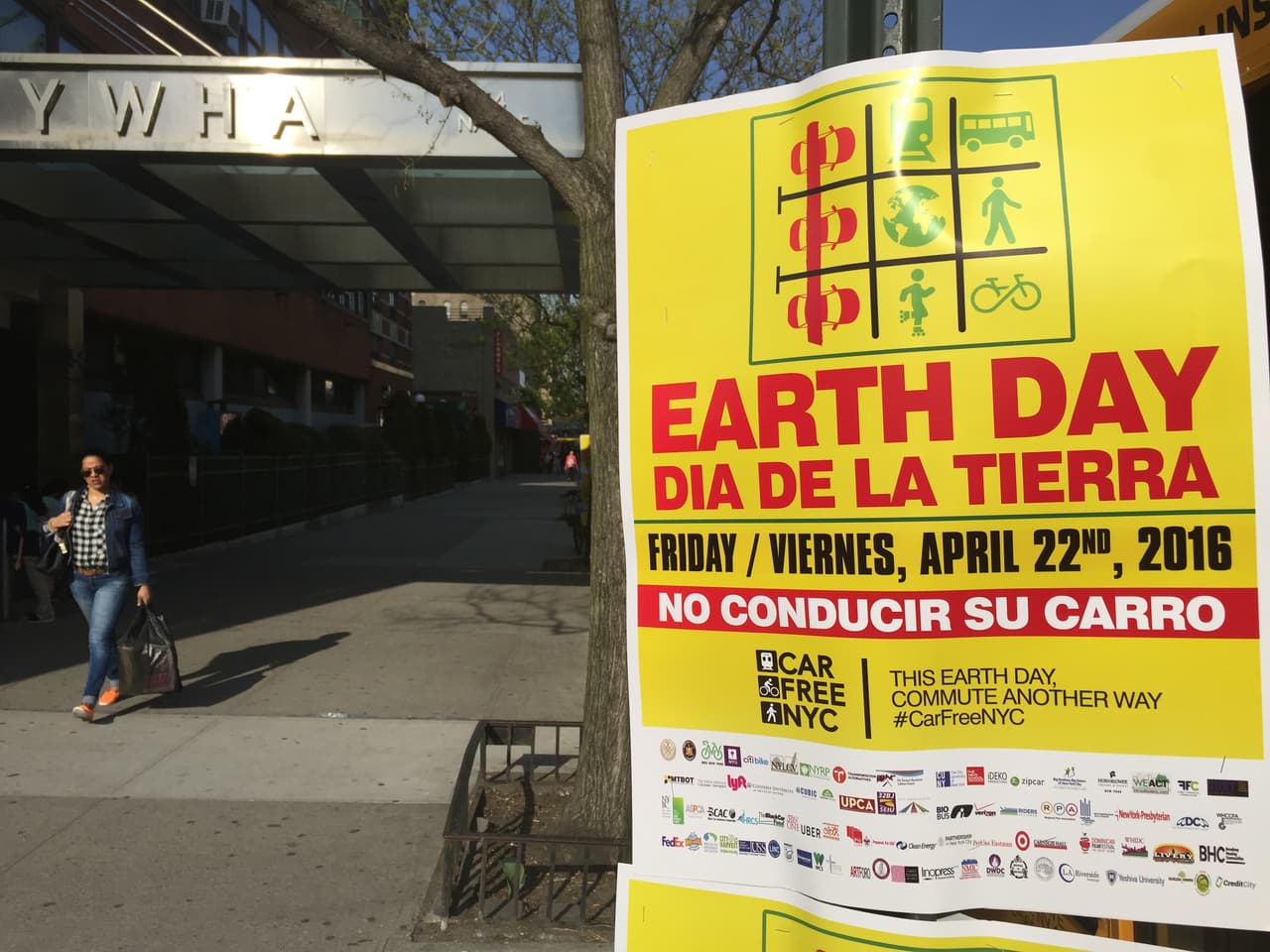 La iniciativa Día sin Carro coincide con el Día de la Tierra.