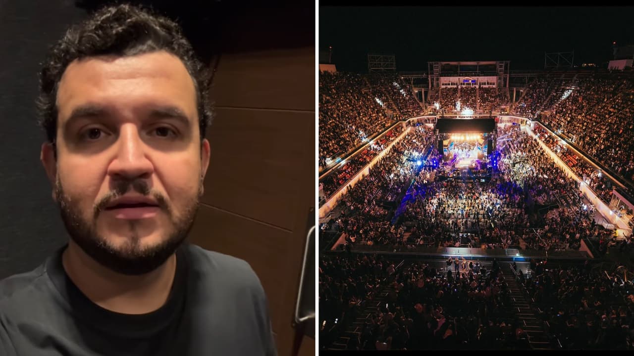 Muere mujer durante concierto de Edén Muñoz: cayó desde una altura de 26 pies, reportan