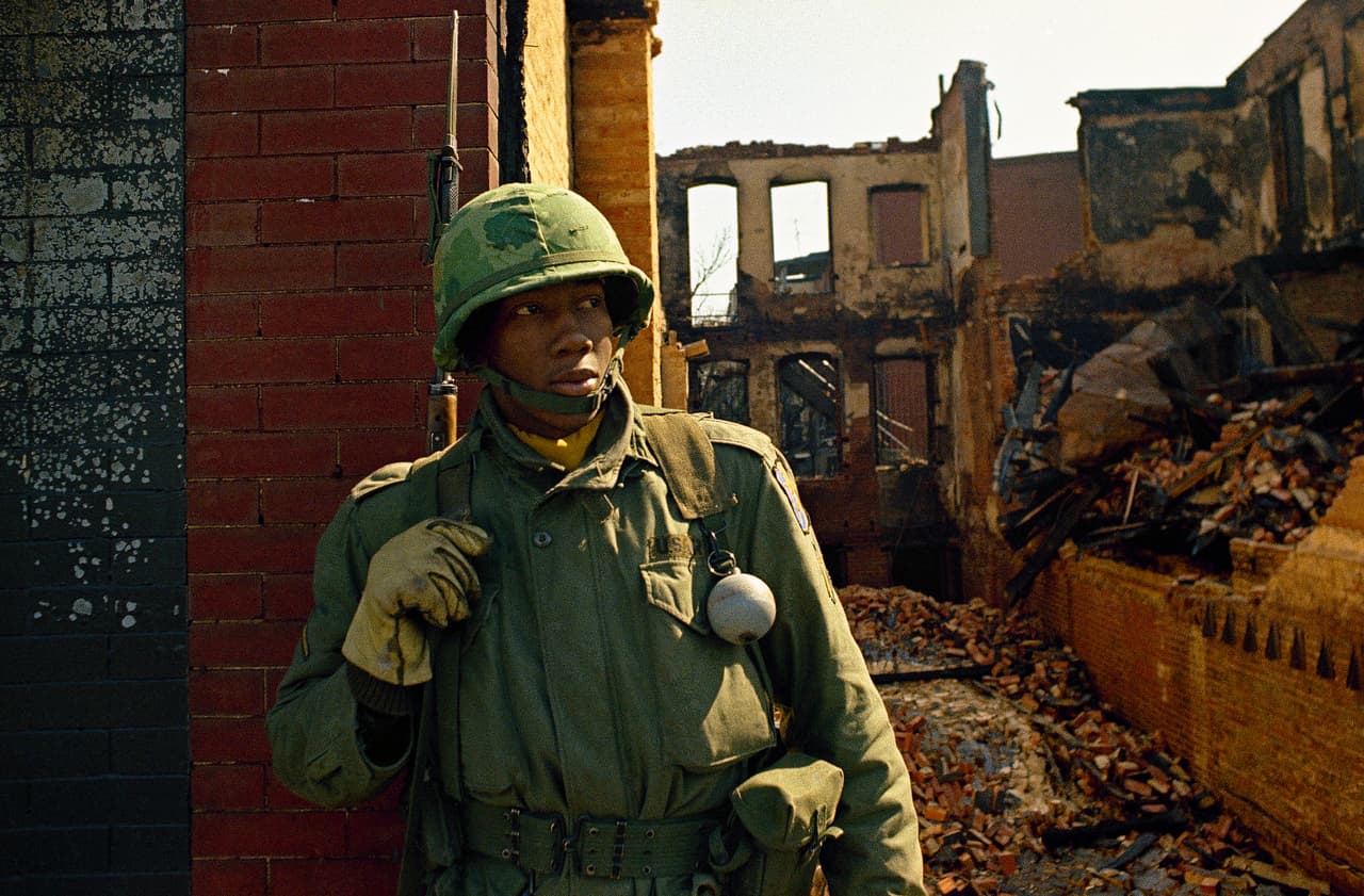 En un momento de la protesta los manifestantes llegaron a dos cuadras de la Casa Blanca.