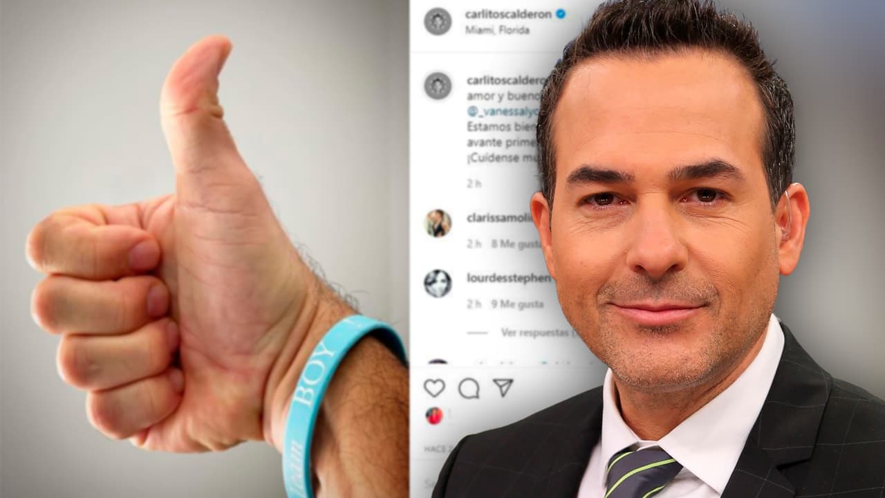 “Estamos bien y en calma”: Carlos Calderón reacciona ​tras confirmarse su positivo a covid-19