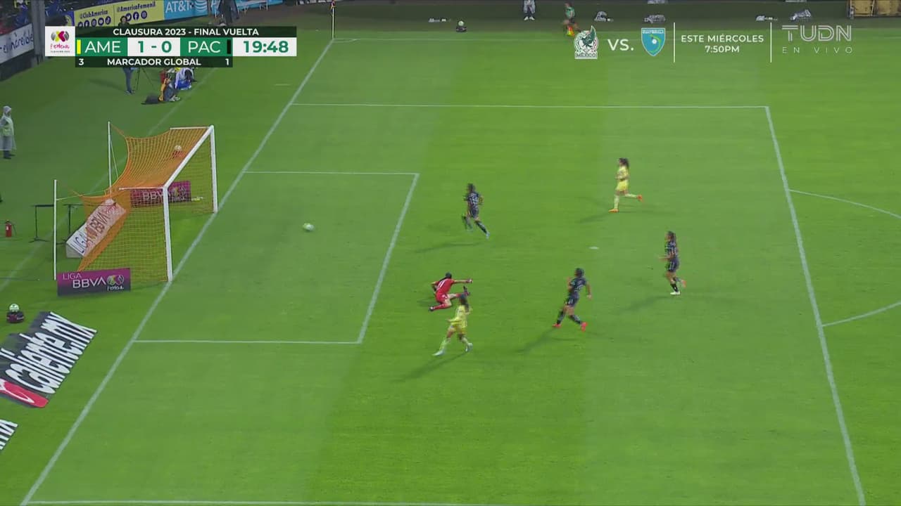 ¡Se la perdió ‘Aligol’! El balón pasó coqueteando con la meta de Barreras