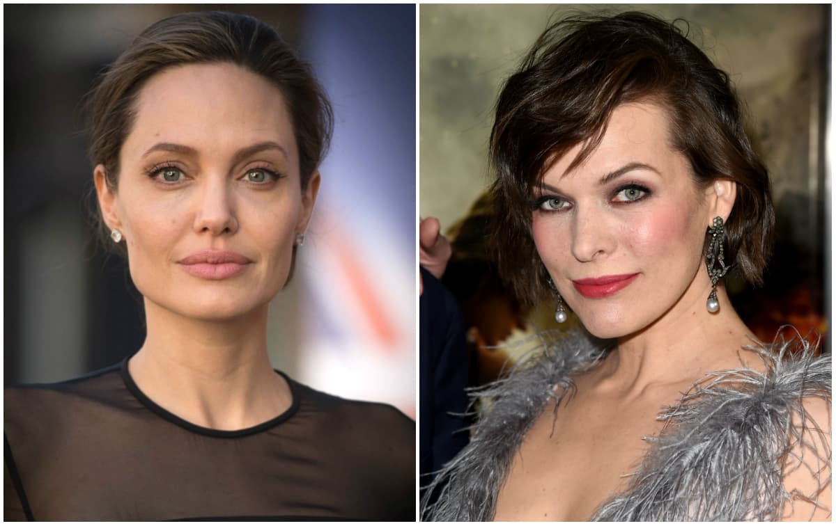 La edad, 
<b>41 años</b>, no han hecho estragos en estas dos guapas, 
<b>Angelina Jolie</b> y 
<b>Milla Jovovich</b>.