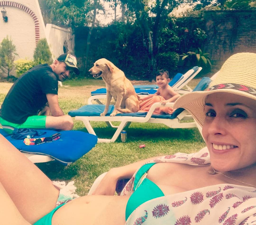 Su pancita poco a poco fue creciendo, y así lo documentó en sus redes sociales para informarles a todos sus seguidores cómo iba su embarazo.