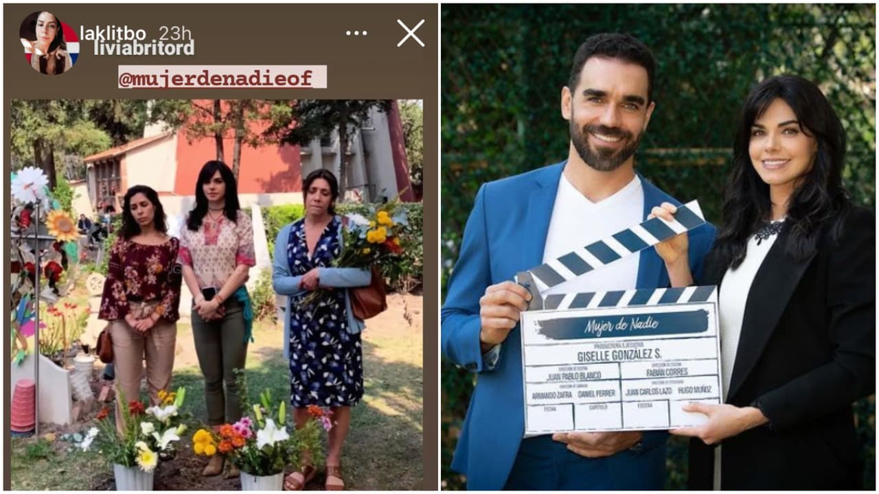 Cynthia Klitbo y Christel Klitbo en Mujer de Nadie