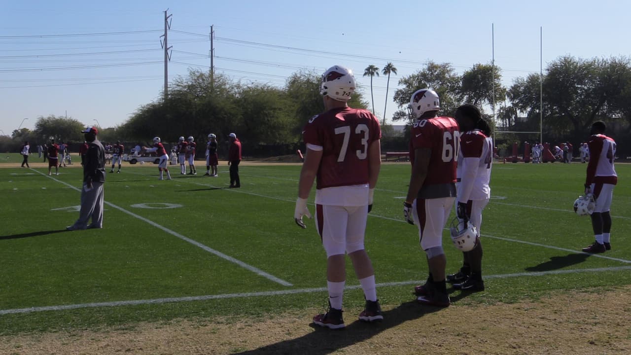 A pocos días del juego decisivo, los Cardenales de Arizona abrieron sus prácticas a los medios de comunicación y los jugadores dan sus primeras reacciones.