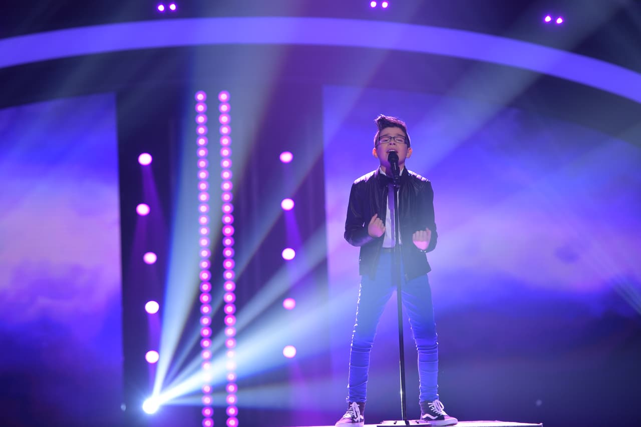 Aunque fue un tema difícil, Angelito logró cantarlo muy bien.