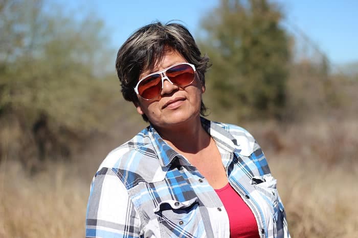 Mirna Medina, líder de "Las Rastreadoras" del Fuerte, Sinaloa.