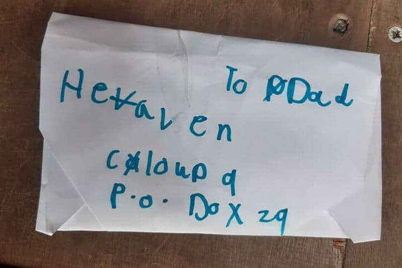 La conmovedora historia de una niña que envió una carta 'al cielo' para que la leyera su padre muerto