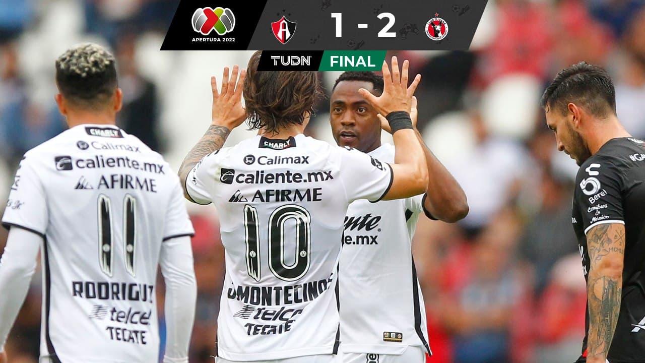 Renato Ibarra hizo el segundo en 10 minutos en el campo para que Xolos ganara al Atlas en el Jalisco en la Jornada Doble.