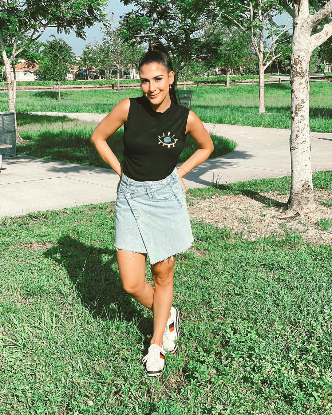 Jessi Rodríguez gusta de tomar un poco de sol cada vez que puede.