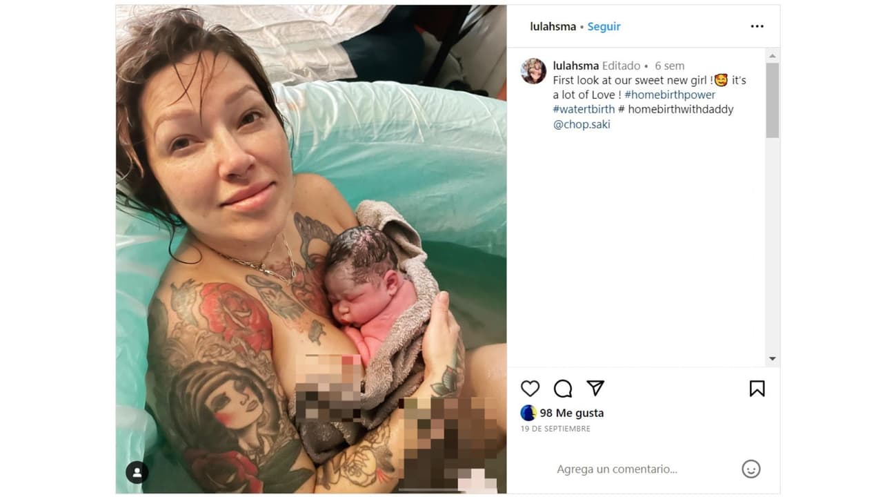 Lisa Ann Wilson, pareja de Taraja Ramsess, mostró el parto de su pequeña Fuji.