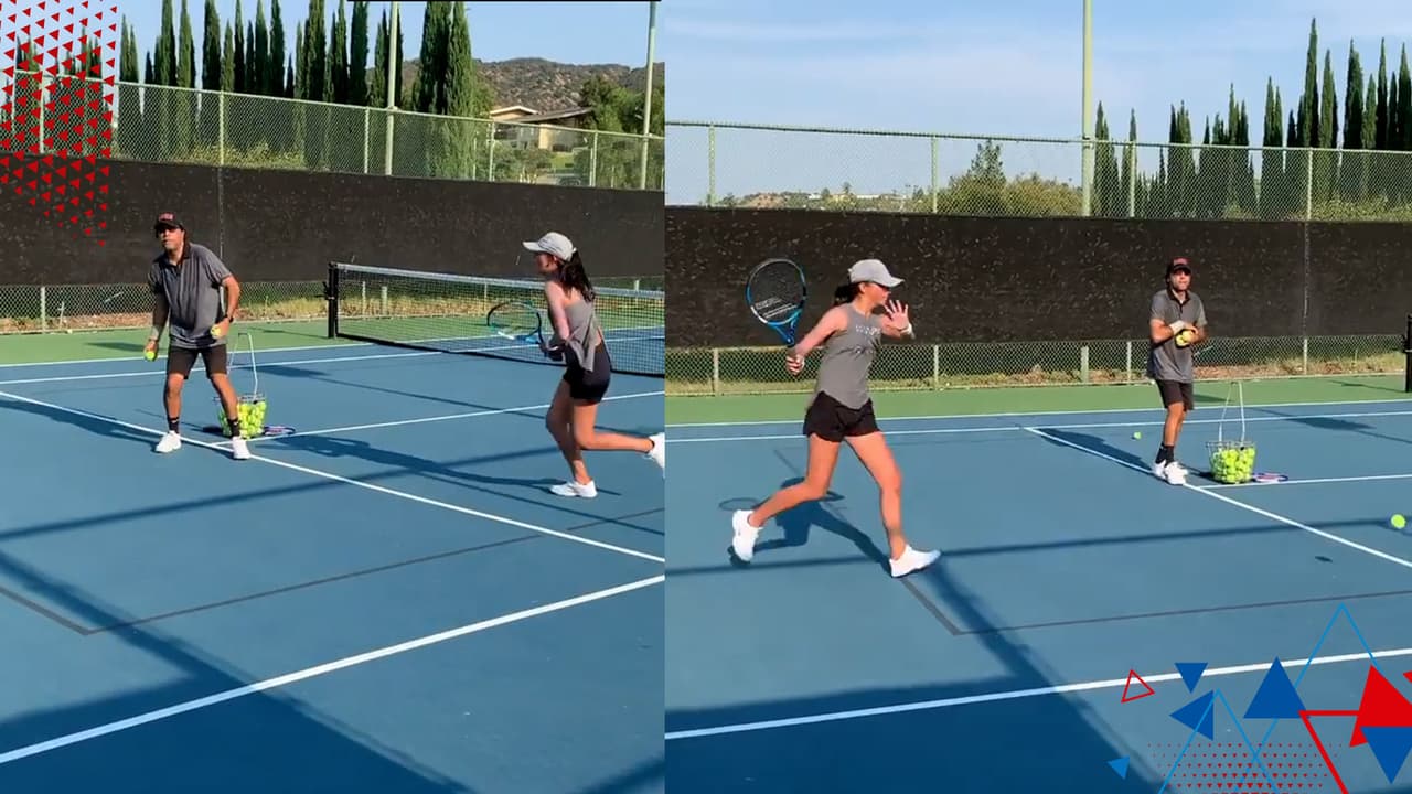 "Ha sido su salvación": Argelia cree que el tenis ha ayudado mucho a Omar y su hija mayor