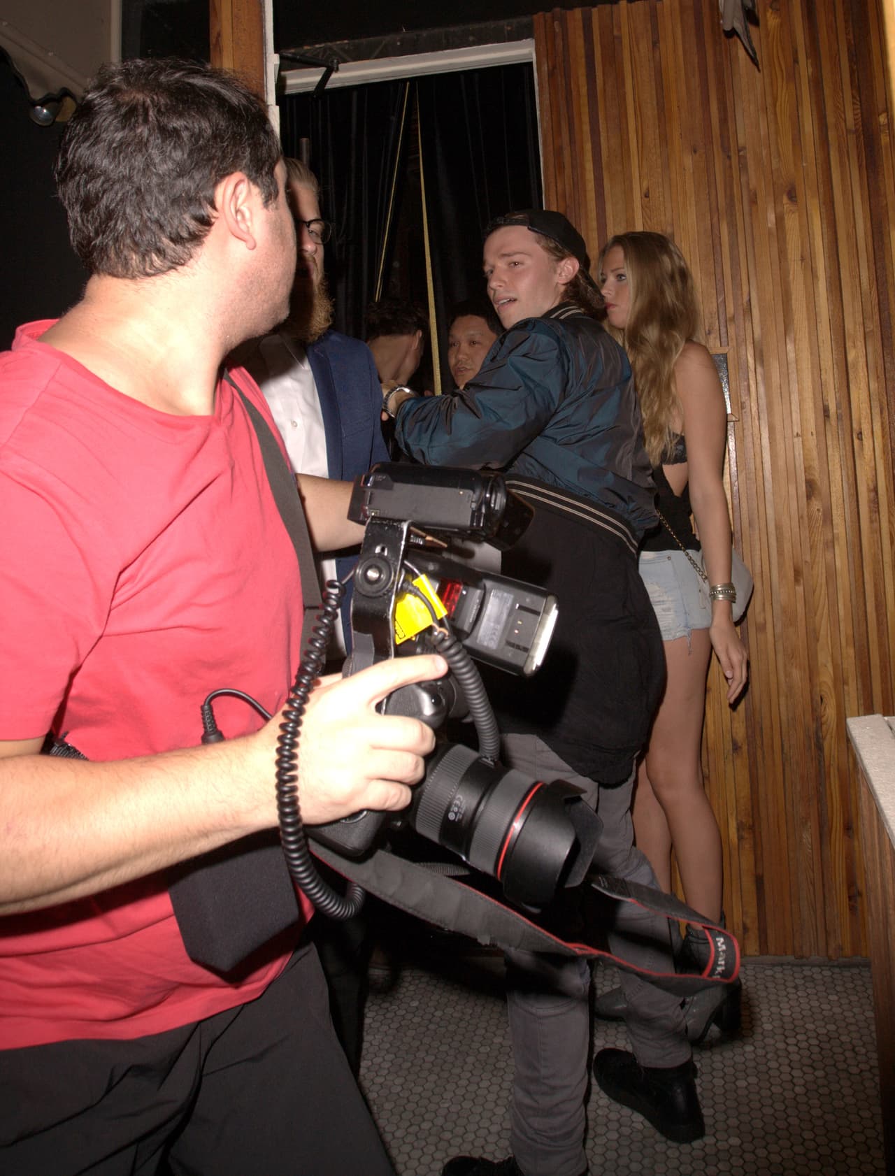 Hubo intercambio de palabras.