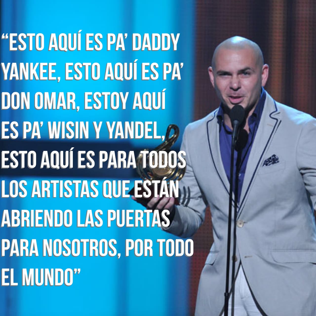 Al año siguiente, en 2012, se llevó dos premios: Álbum Urbano con 'Armando' y Artista Urbano.