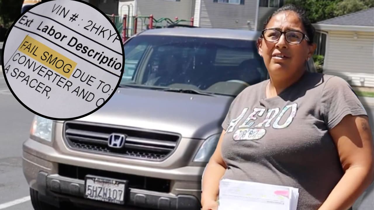 Estafan a hispana al comprar carro usado en California: detecta documentos falsos y catalizador robado